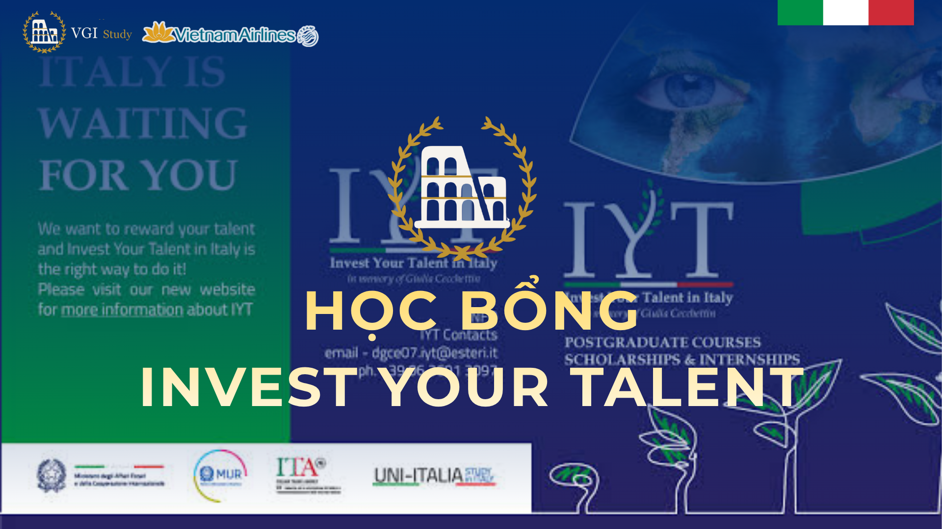 Ảnh minh họa: Giới thiệu chung về Học bổng Invest Your Talent in Italy (IYT) - Du học Ý